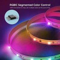 Govee RGBIC Basic Wi-Fi + Bluetooth LED Strip Lights – H618