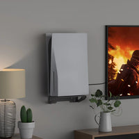 Dobe Wall Mount Bracket & Wall Stand for PS5 Slim, PS5 Fat Console & Controllers