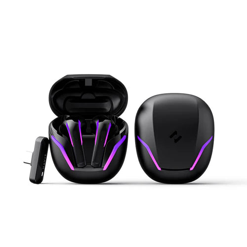 Havit TW970 Ultra-Low Latency 2-in-1 Bluetooth + 2.4GHz Dongle RGB Gaming Earbuds – PS5, Mobile, Tablet & Laptop