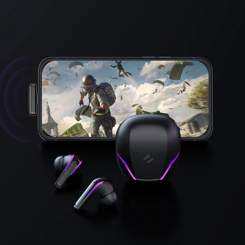 Havit TW970 Ultra-Low Latency 2-in-1 Bluetooth + 2.4GHz Dongle RGB Gaming Earbuds – PS5, Mobile, Tablet & Laptop