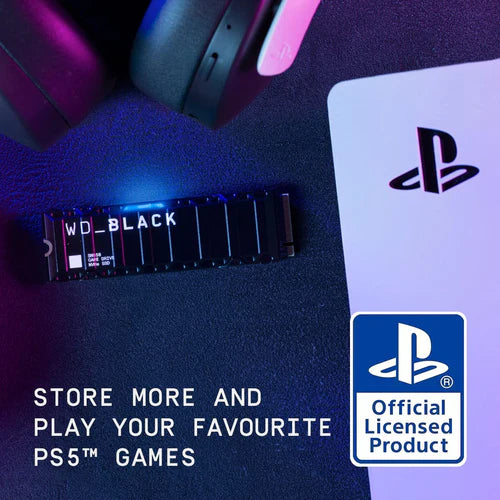 WD_BLACK SN850 NVMe SSD with Heatsink for PlayStation 5 | PS5