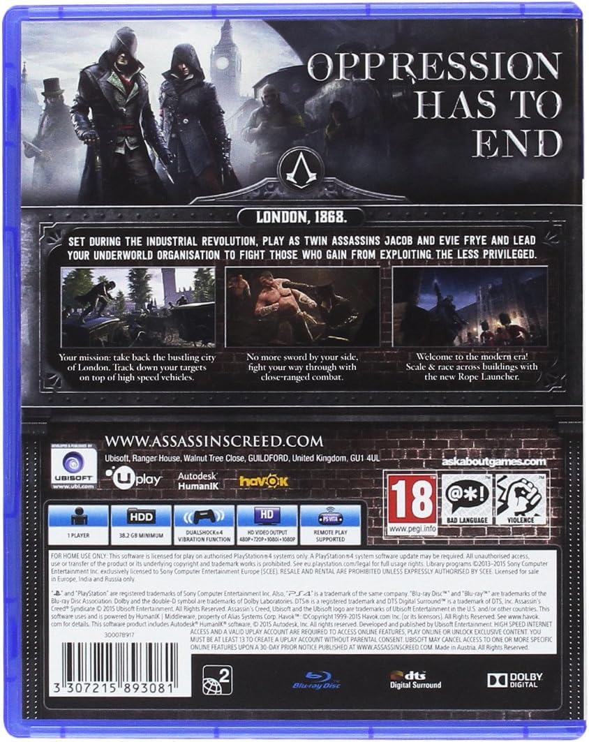 Assassin's Creed Syndicate – PS4