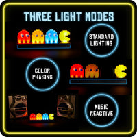 Pac-Man and Ghosts Collectible Lamp – Figure Light