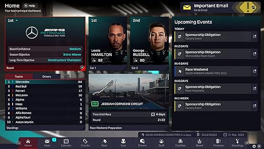 F1 Manager 2022 – PS4