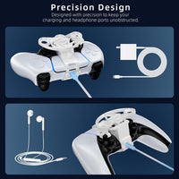 EJGAME Mini Steering Wheel for PS5 Controller – Racing Game Accessory | PS5