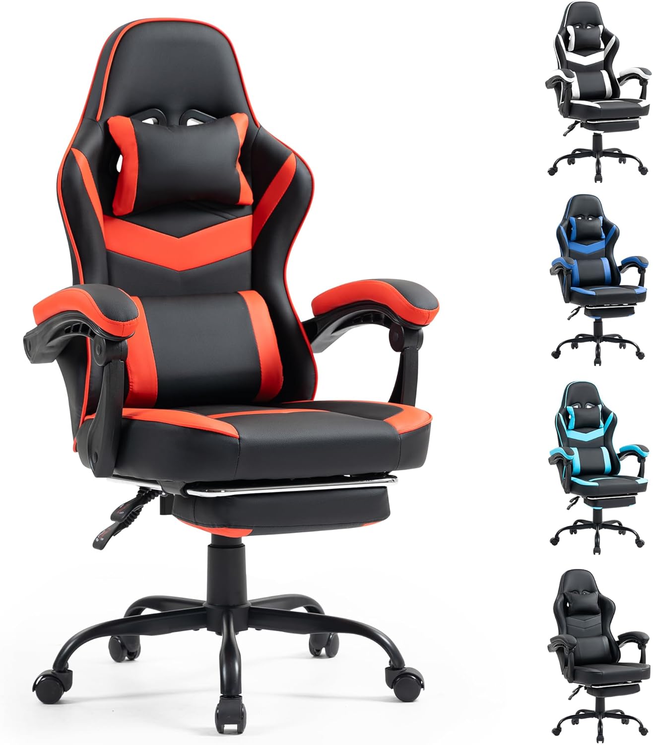 Deadskull Gaming Chair with Footrest