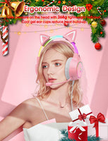 ONIKUMA X15 PRO RGB Gaming Headset | Cat Ear Design & Noise Cancelling Mic