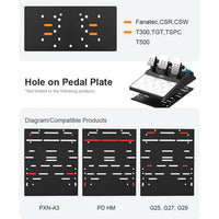 PXN A10 Foldable & Adjustable Racing Wheel Stand