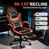 Deadskull Gaming Chair with Footrest