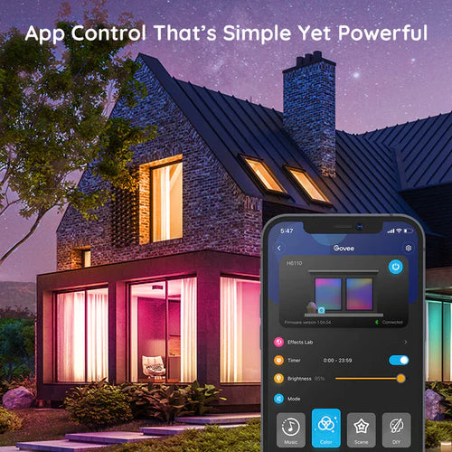 Govee RGB Smart Wi-Fi + Bluetooth LED Strip Lights (10m) – Energy Class A