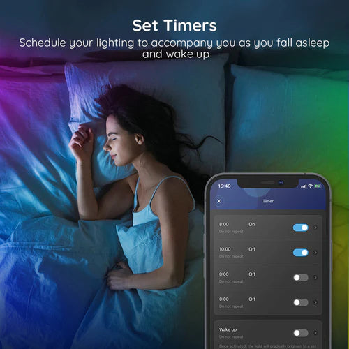 Govee RGB Smart Wi-Fi + Bluetooth LED Strip Lights (10m) – Energy Class A