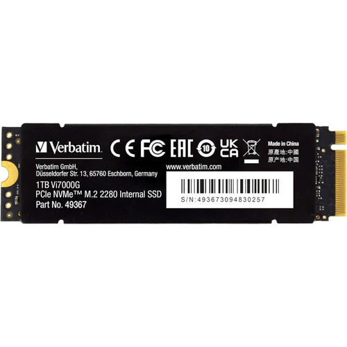 Verbatim Vi7000G NVMe M.2 Internal SSD for PS5