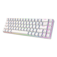 RK Royal Kludge RK68 (RK837) 65% Triple Mode Mechanical Gaming Keyboard – RGB – White