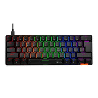 MEETION MK005 RGB Mini 61 Keys Mechanical Gaming Keyboard – Blue Switch – Black