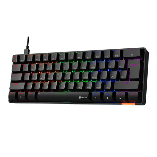 MEETION MK005 RGB Mini 61 Keys Mechanical Gaming Keyboard – Blue Switch – Black