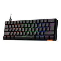 MEETION MK005 RGB Mini 61 Keys Mechanical Gaming Keyboard – Blue Switch – Black