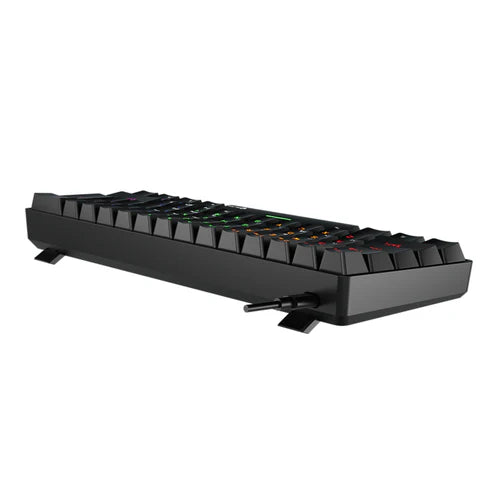 MEETION MK005 RGB Mini 61 Keys Mechanical Gaming Keyboard – Blue Switch – Black