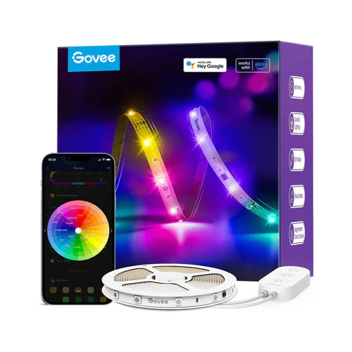 Govee RGBIC Basic Wi-Fi + Bluetooth LED Strip Lights – H618
