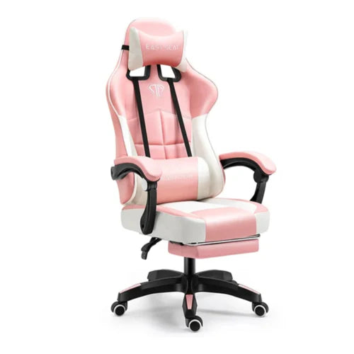East Seat YT012 Gaming Chair with Footrest – Pink