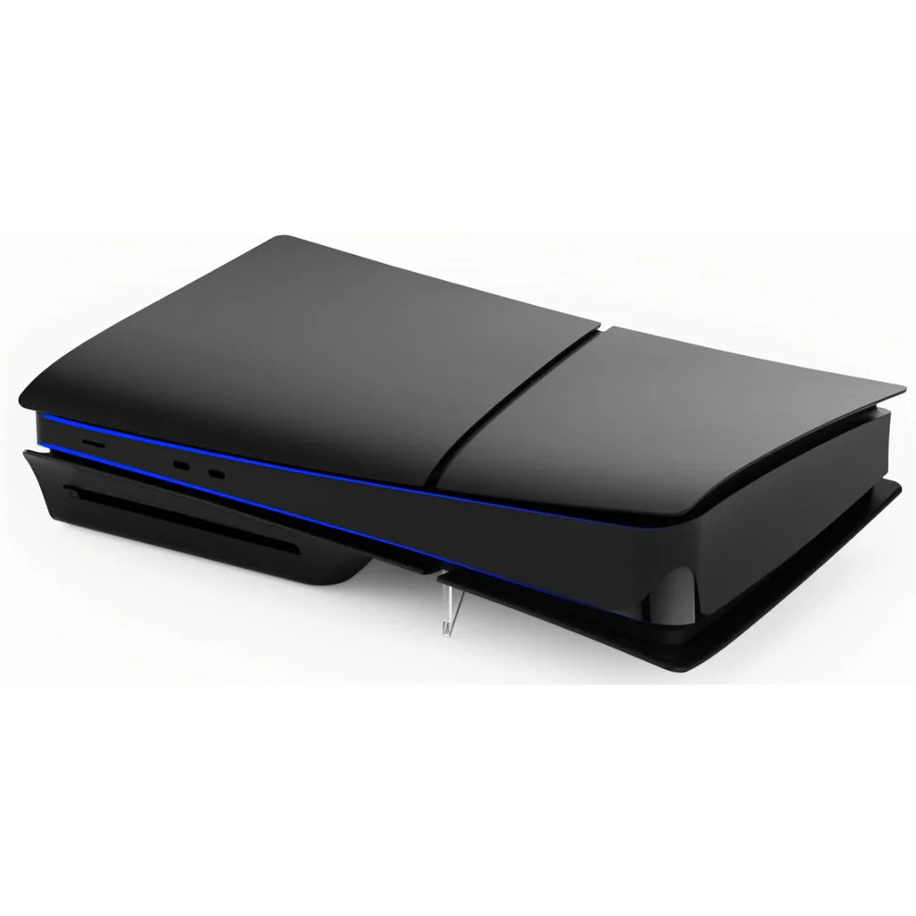 Black Console Plates – PS5 Slim Disc Edition