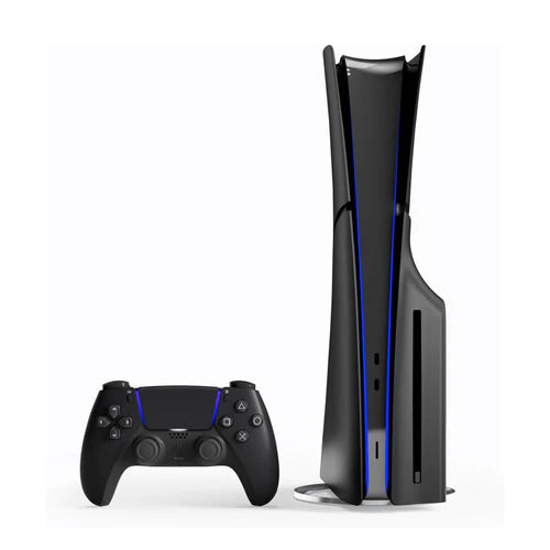 Black Console Plates – PS5 Slim Disc Edition