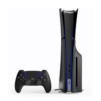 Black Console Plates – PS5 Slim Disc Edition