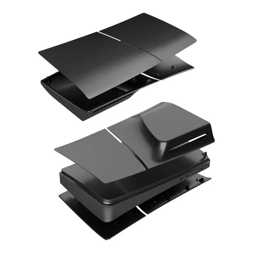 Black Console Plates – PS5 Slim Disc Edition