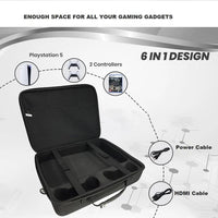 Hard Carrying Case – Travel Bag for PS5 Slim Consoles