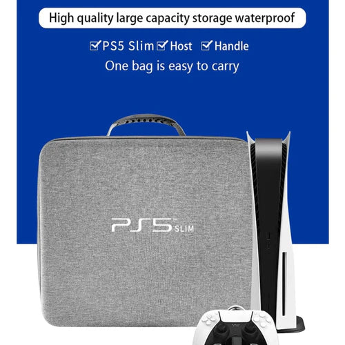 Hard Carrying Case – Travel Bag for PS5 Slim Consoles