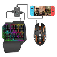 MIX Master Convertor Set – RGB Gaming Keyboard & Mouse Combo for PS3 / PS4 / PS5 / Xbox One / Xbox Series X/S / Nintendo Switch