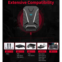 MIX Master Convertor Set – RGB Gaming Keyboard & Mouse Combo for PS3 / PS4 / PS5 / Xbox One / Xbox Series X/S / Nintendo Switch
