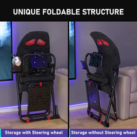 Foldable Racing Simulator Cockpit – Universal Racing Seat for All Racing Wheels