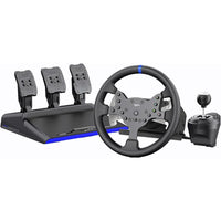 PXN V99 Gaming Steering Wheel – 3.2Nm Force Feedback, 270/900° Rotation, Hall Magnetic Pedals & 6+1 Gear Shift for PC / PS5 / PS4 / PS3 / Xbox