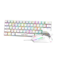 Bluetech 2 in 1 Combo 60% RGB Mechanical Gaming Keyboard & Mouse – White