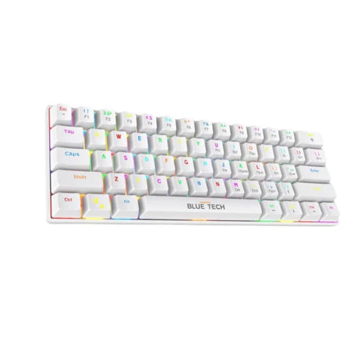 Bluetech 2 in 1 Combo 60% RGB Mechanical Gaming Keyboard & Mouse – White