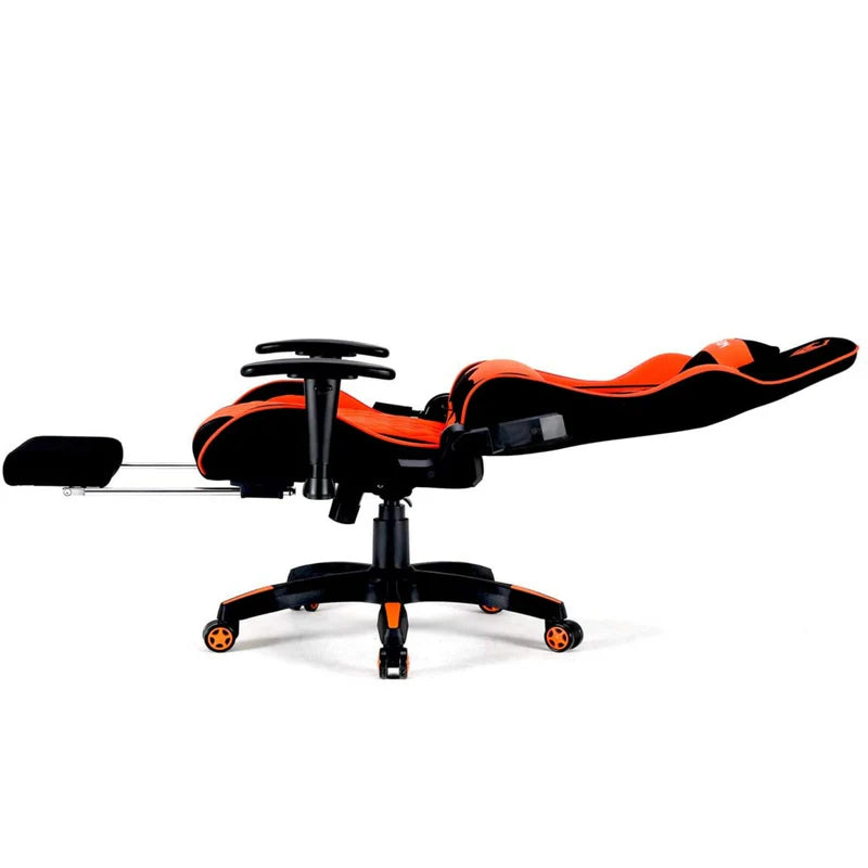 MeeTion CHR25 Gaming E-Sport Chair with Footrest – Black & Orange