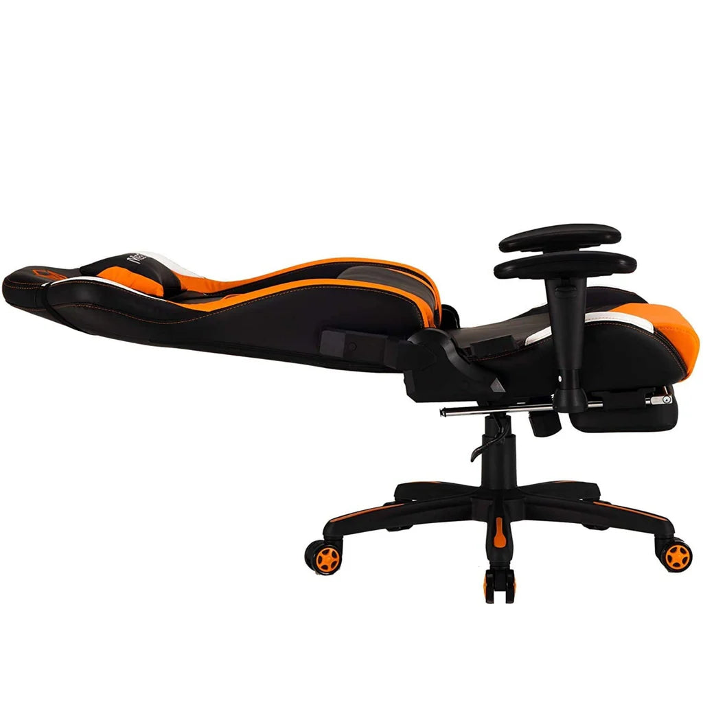 MeeTion CHR25 Gaming E-Sport Chair with Footrest – Black & Orange