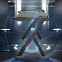 R5 RGB Gaming Desk with LED Lights, Headset Holder & Cup Holder – 120cm