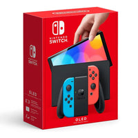 Nintendo Switch OLED – Neon Red & Neon Blue Joy-Con | Gaming Console