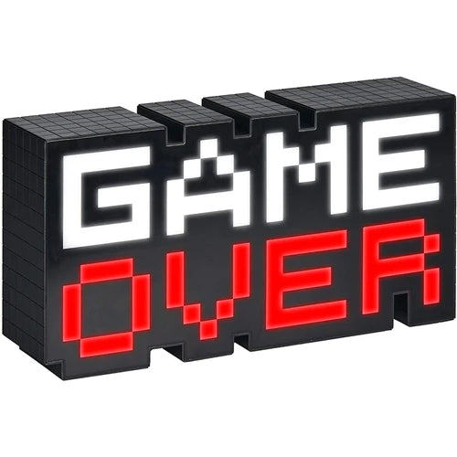 Game Over 8-Bit Pixel Light – Color Changing USB Table Lamp