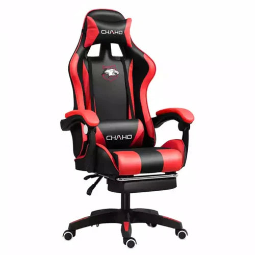 Manthon Chaho YT-055 Gaming Chair with Footrest – Red