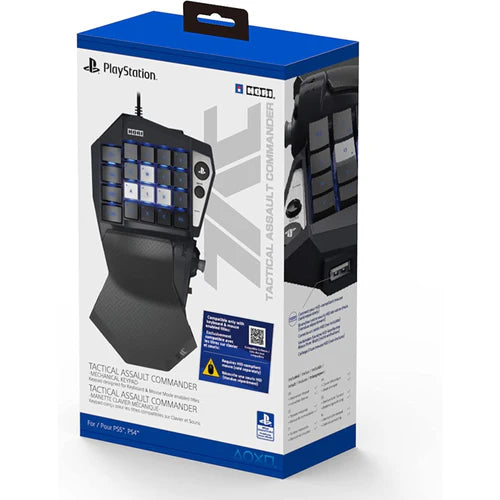 HORI Tactical Assault Commander Mechanical Keypad for PS5, PS4 & PC – Officially Licensed by Sony