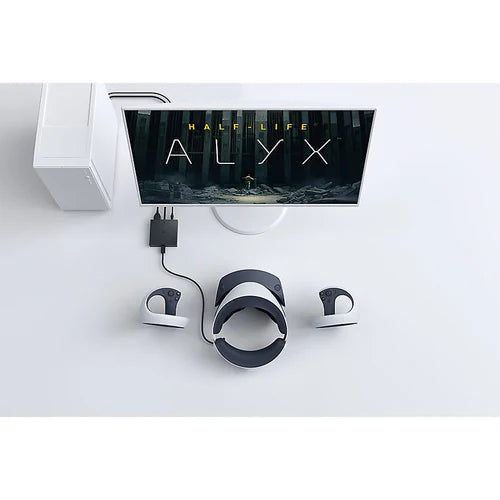 PlayStation VR2 with PS VR2 PC Adapter