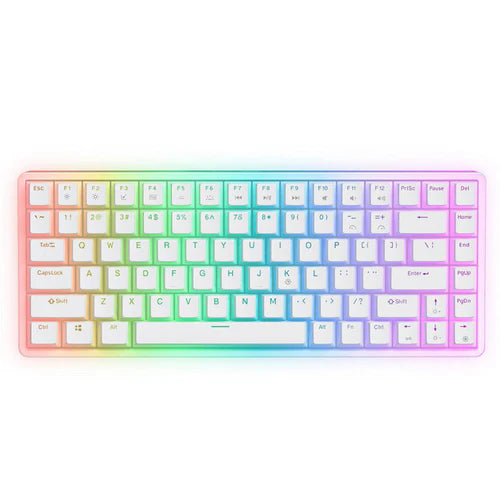 Onikuma G30 84-Key RGB Mechanical Keyboard (White) (Red Axis Switch, Cyan Axis Switch)