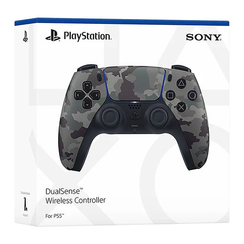 PS5 DualSense Wireless Controller – Gray Camouflage