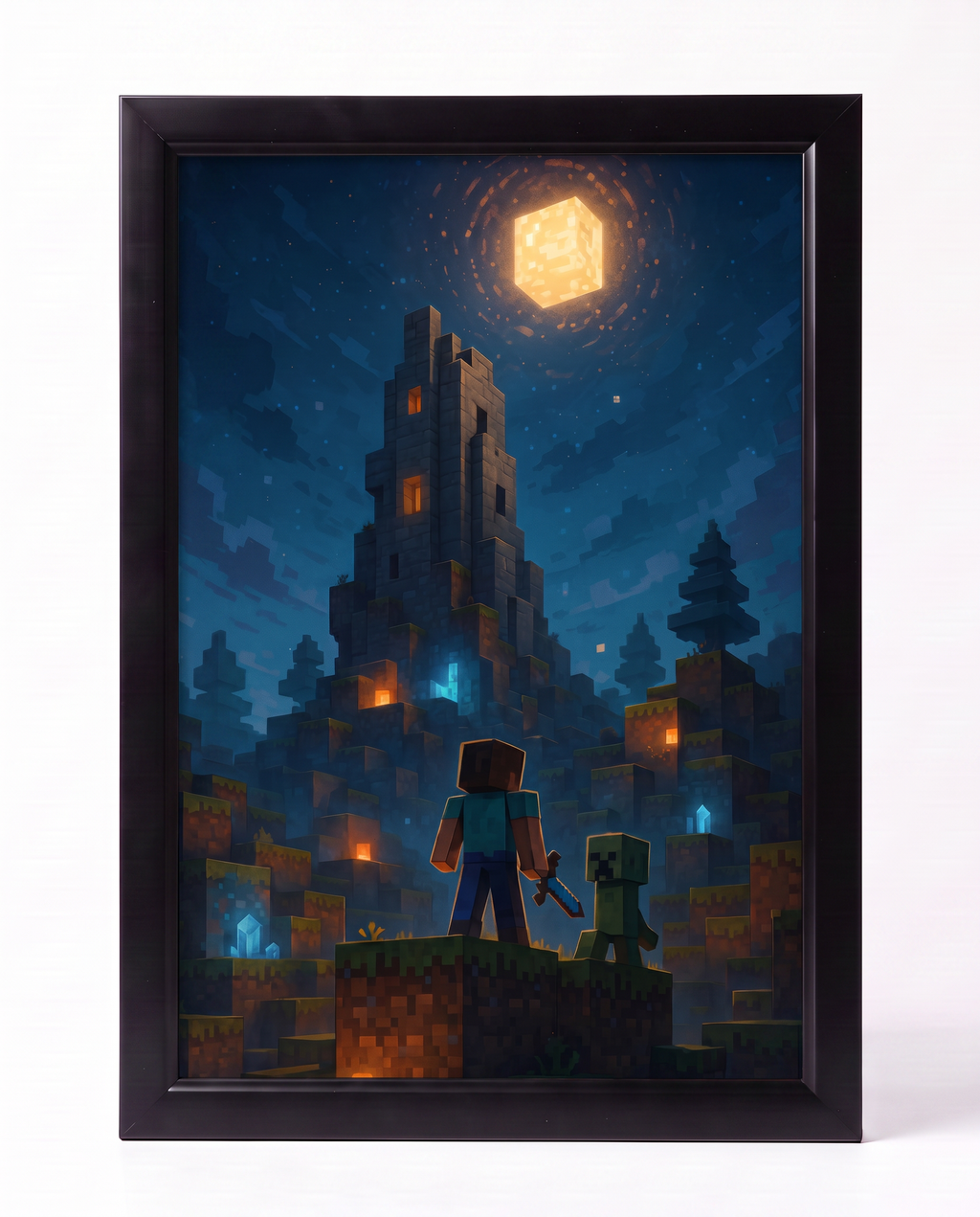 Steve & Creeper Frame