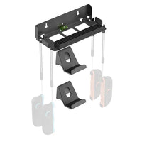 DOBE TNS-31113 – Wall Mount Bracket for Nintendo Switch & Switch OLED | Controller Hanger with Game Card Storage