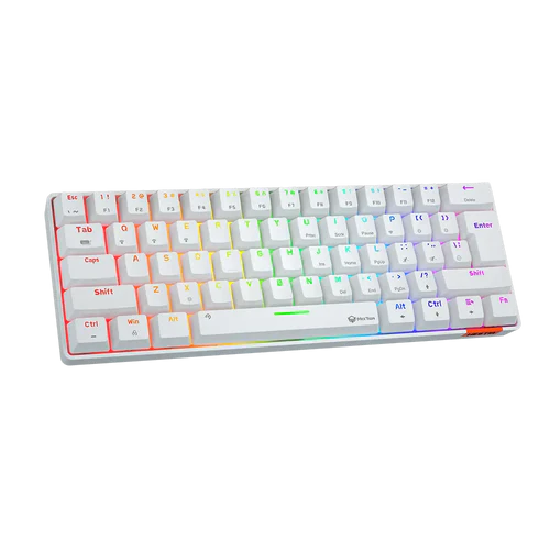 MeeTion MK005BT Dual-Mode 60% Gaming Mechanical Keyboard – White