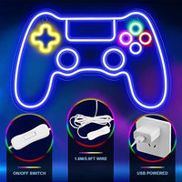 LED Neon Sign for Wall Decor – Game Controller (40×26 cm)