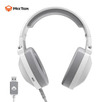 Meetion HP012 – White Virtual 7.1 Surround Sound USB Gaming Headset